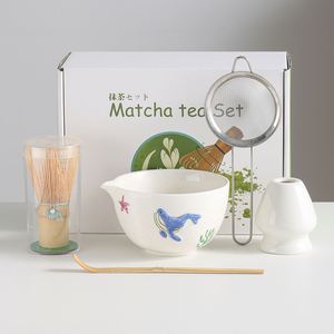 Wholesale Handmade Matcha Ceremony Tools Matcha Whisk <b>Set</b> Customize Natural Bamboo Whisk Matcha <b>Tea</b> <b>Set</b> with Whale Logo - Product Image 2