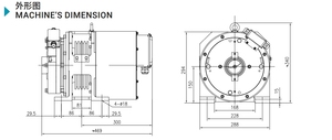 <span class=keywords><strong>Motor</strong></span> de Elevador sin Engranajes VM450 para Casa Segura, Máquina de Tracción para Elevador, <span class=keywords><strong>Precio</strong></span> de Piezas de Elevador - Product Image 3