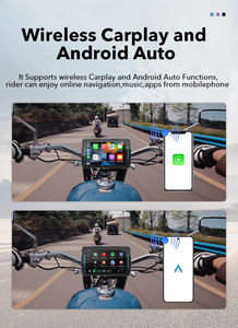 Chất lượng cao 5.5 inch không thấm nước xe máy màn hình với BSD máy ảnh 1080P <span class=keywords><strong>TPMS</strong></span> từ audiosources mô hình tư nhân - Product Image 5