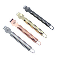 Citron Zester Outil Éplucheur D'agrumes Zester Râpe À Fruits En Acier Inoxydable Râpe Couteau À Éplucher Gadget De Cuisine Polyvalent