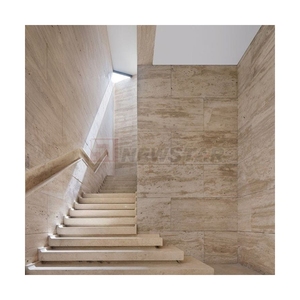 Nuova Collezione Newstar: Lusso Moderno in <span class=keywords><strong>Travertino</strong></span> Naturale Italiano – Gradini e Alzate per Scale Personalizzabili per l'Arredamento Domestico - Product Image 5