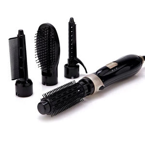 Secador de Pelo Profesional Multifunción con Cepillos Intercambiables, Rizador Automático y Peine para Salón - Product Image 6