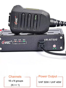 Radio Móvil de Doble Banda UHF VHF Weinuo VR-N7500, Intercomunicador de Alta Potencia 50W, Radio Bidireccional Bluetooth con Programación Telefónica L789 - Product Image 5