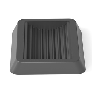 Tapis de chaise Qinfeng noir antidérapant, protection universelle pour chaise de bureau, pièces en plastique, design moderne et simple - Product Image 1