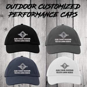 CUSTOM Sm140 Casquettes de performance en microfibre personnalisées avec broderie Logo personnalisé Textes Masques de vêtements - Product Image 4