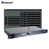 Procesador de Audio Digital Sinbosen LA448 con Gestión de Altavoces DSP y Filtros FIR de 4 Entradas y 8 Salidas
