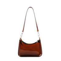 Nouveau sac transparent en PVC pour l'été, sac à bandoulière unique style étranger, couleur bonbon, sac pour femme, style français