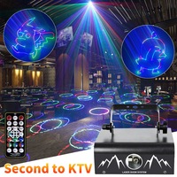 Nouvelle Animation RGB Laser Stage Lights DMX512 Remote Sound Activated lazer Lights dmx party lighting for Bar Nightclub