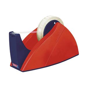 Dispensador de Cinta Adhesiva de 66m Rojo y Azul para Escritorio - Product Image 1
