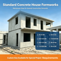 Molde de Acero Reciclable para Casas Prefabricadas de Hormigón, Encofrado Resistente para Uso en Construcción Prefabricada a Largo Plazo