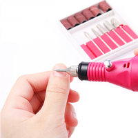 Machine à manucure électrique professionnelle, stylo perceuse à ongles, lime à pédicure, outil de polissage et de façonnage, kit d'outils pour le soin des ongles et des pieds