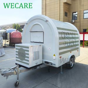 WECARE Carritos Foodtruck extérieur café bar à jus camion de crème glacée chariot à hot-dog Mini cuisine mobile remorques de nourriture entièrement équipées - Product Image 5