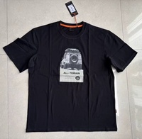 Camiseta de Hombre 2026, Talla Europea, Estilo Retro, Elástica, Suave y Cómoda, Cuello Redondo Clásico, Tejido de Algodón Premium