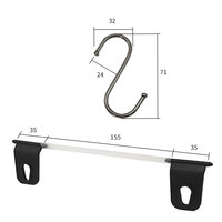 Crochets en S pour auvent de camping-car Bangsuo V90, état neuf, 30g, glissement facile pour MAXUS SAIC MOTOR 2018-2019, remplacement/réparation