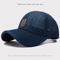 Casquette de soleil brodée pour homme, séchage rapide, style camionneur, 6 panneaux, réglable, 100 % polyester, pour la randonnée et la pêche, été