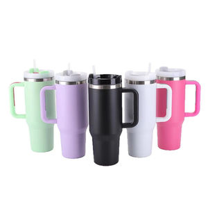 40oz <b>Double</b> <b>Wall</b> Stainless Steel Eco-Friendly Vacuum Insulated Tumbler Handle Straw Boiling Water Safe Graduation Gift 6-12 - Product Image 2