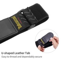 Sangles élastiques à boucles auto-agrippantes en polyester/nylon tissé jacquard multi-usages, robustes, avec bandes antidérapantes