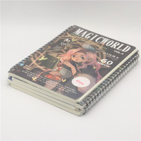 Cahier d'exercices imprimé Zeamor Kawaii A5, reliure spirale double, 100 feuilles, pour étudiants