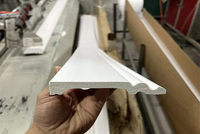 Ligne de production d'extrusion de plinthe de profil de mousse de BOGDA PS faisant la machine
