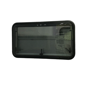 Fenêtre d'angle arrondie 700x300mm avec cadre en aluminium enduit de poudre pour pièces de carrosserie de fourgonnette de conversion - Product Image 4