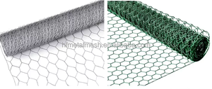 Hexagonal Plain Weave Galvanized Steel Wire Mesh with PVC Coating <b>Green</b>/Black Bending Cutting Services Gabion Protection <b>Netting</b> - Product Image 3