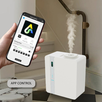 Diffuseur d'aromathérapie en métal personnalisé de grande capacité 1000 ml, 5000-8000 m, pour usage hôtelier, contrôlé par application, avec système HVAC intelligent et écran LCD
