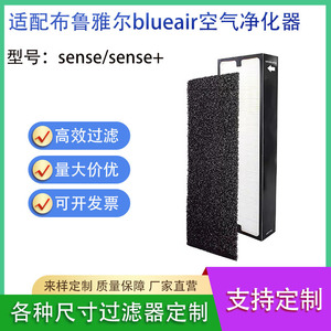 Mejor juego de filtros para purificador de aire, elemento filtrante plisado de 2 piezas para Blueair Sense+ - Product Image 5