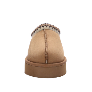Zuecos de Mujer con Encaje Suave, Parte Superior de Microfibra de Gamuza, Forro de Piel Sintética, Suela de Plataforma EVA, Cálidos, Transpirables, <span class=keywords><strong>para</strong></span> Invierno, Interior - Product Image 3