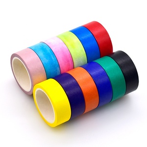 Kunden spezifisch bedrucktes wasserdichtes einfarbiges Washi-Papier band für Schreibwaren und Planer - Product Image 3