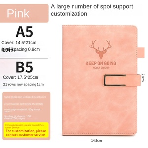 Carnet de notes A5 à boucle en <span class=keywords><strong>U</strong></span> tête de cerf, <span class=keywords><strong>super</strong></span> épais, pour étudiants, professionnels, bureaux, <span class=keywords><strong>culture</strong></span> et éducation, best-seller du fabricant - Product Image 5