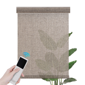 Stores enrouleurs électriques occultants et imperméables personnalisés pour bureau, stores verticaux motorisés en plastique pour extérieur - Product Image 3