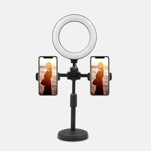 Mini Ring Light da 6 Pollici Portatile Impermeabile con Supporto per Telefono <span class=keywords><strong>Cellulare</strong></span> e Morsetto per Trasmissioni Live - Product Image 1