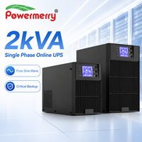 Onduleur en ligne 2 kVA à onde sinusoïdale pure monophasé pour équipement informatique de bureau et système de protection de secours pour charges critiques