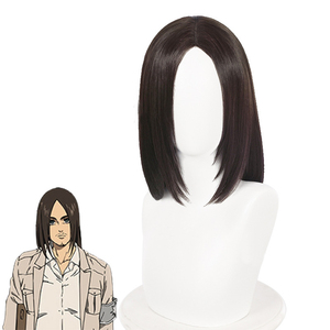 Parrucca Cosplay Marrone Diritta di <span class=keywords><strong>Eren</strong></span> Jaeger da Attack on <span class=keywords><strong>Titan</strong></span>/Shingeki No Kyojin per Uomo - Product Image 2