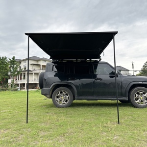 2m * 3m <span class=keywords><strong>Auvent</strong></span> latéral pliable sur le toit pour SUV <span class=keywords><strong>Auvent</strong></span> de toit rétractable pour voiture Camping pour 4WD Caravan Tent Catégorie Produit - Product Image 4