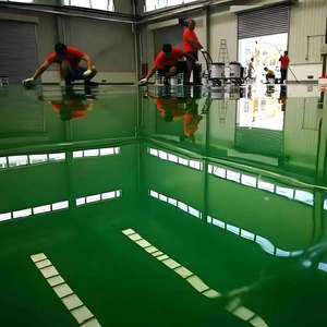 Revêtement de <span class=keywords><strong>sol</strong></span> époxy auto-nivelant <span class=keywords><strong>professionnel</strong></span> à haute brillance avec application de brosse pour garages et ateliers à domicile Durable industriel - Product Image 3