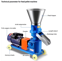 Nouvelles machines automatiques de granulation à rouleaux, 2 rouleaux en acier allié, capacité de 300 kg/h pour aliments pour animaux, granulés pour poulets et porcs