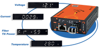 Convertidor de Medios Inteligente de Fibra Óptica SFP a Ethernet, Repetidor OEO con Pantalla LED y Tipo-C para Teléfono y PC para Gestión de Redes PoE