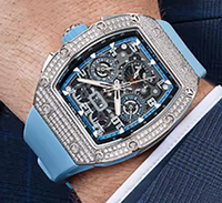 Montres mécaniques en acier lumineuses avec calendrier à aiguilles volantes, design d'usine et fabrication en série, pour la marque privée des clients