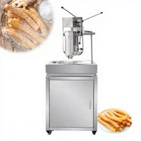 Machine à churros 5L pour boulangerie et snack-bar, machine à churros chichis à pression, machine à churros espagnole avec friteuse électrique 30L