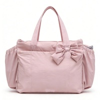 Sac à langer multifonctionnel en nylon et polyester imperméable pour la fête des Mères, idéal pour les sorties quotidiennes avec bébé