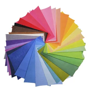 Tipos de artículos de decoración artesanal Diy no tejidos Fieltro de color hecho a mano