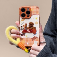 Nouvelle Coque Tendance Anti-Chute en Cuir Grainé à Couverture Intégrale avec Dragonne pour iPhone 18 Pro Max 17 16 15 14 – Étui de Protection
