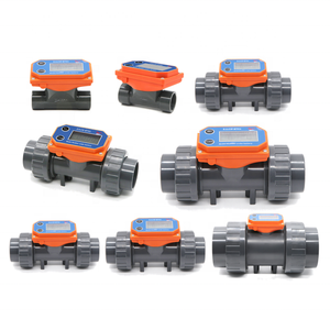 ZJLCD-BT01 DN32 Electronic Turbine <b>Flow</b> <b>Meter</b> OEM IP65 Waterproof Battery Powered LCD Display <b>Water</b> Counting Instantaneous/Total - Product Image 3