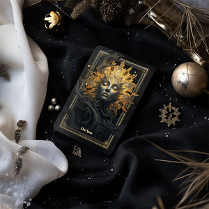 Tarot <span class=keywords><strong>de</strong></span> Papel Ecológico Personalizado, Videntes Lunares, 78 Páginas, Impresión, Embalaje, Cartas del Tarot, Guía, Bordes Dorados/Plateados, Oráculo - Product Image 6