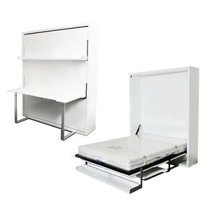 <span class=keywords><strong>Cama</strong></span> Murphy oculta plegable <span class=keywords><strong>vertical</strong></span> <span class=keywords><strong>Cama</strong></span> Murphy de madera con escritorio y almacenamiento Juego de muebles de <span class=keywords><strong>cama</strong></span> de pared Murphy Dormitorio - Product Image 5