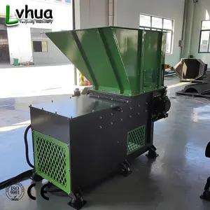 Low noise smooth operation process no harsh noise wire rubber film plastic bottles shredder blades plastic recycling machine