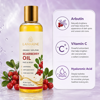 Lotion corporelle éclaircissante et blanchissante Private Label Vegan Naturelle Bio à la Vitamine C et à l'Arbutine pour le visage et le corps, élimination des taches brunes