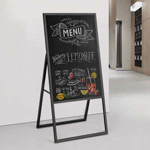 BOZE <span class=keywords><strong>Pizarra</strong></span> <span class=keywords><strong>Cartelera</strong></span> Tienda Menú Precio Tablero de exhibición Soporte en forma de A Cafetería al aire libre Estante de exhibición de piso escrito a mano - Product Image 4