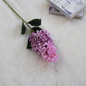 Fleur artificielle en forme de cône, hortensia, matériau de décoration douce pour salle de mariage, fleur fraîche simple, pagode florale, présentation en magasin - Product Image 4